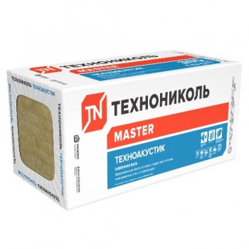 Базальтовая вата ТЕХНОНИКОЛЬ Техноакустик 1200х600х100 мм 6 шт Базальтовая вата ТЕХНОНИКОЛЬ Техноакустик 1200х600х100 мм 6 шт