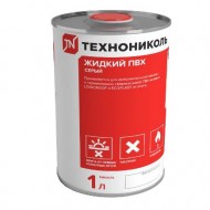 Жидкий ПВХ ТЕХНОНИКОЛЬ 360957 с флаконом-аппликатором серый 1 л