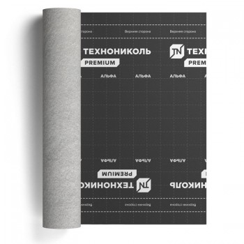 Гидро-ветрозащитная мембрана ТЕХНОНИКОЛЬ Альфа Топ диффузионная Гидро-ветрозащитная мембрана ТЕХНОНИКОЛЬ Альфа Топ диффузионная