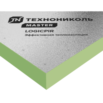 Теплоизоляция ТЕХНОНИКОЛЬ Logicpir Ф/Ф L 1190х590х30 мм Теплоизоляция ТЕХНОНИКОЛЬ Logicpir Ф/Ф L 1190х590х30 мм