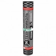 Рулонная гидроизоляция ТЕХНОНИКОЛЬ Техноэласт Грин ЭКП сланец серый 1х10 м