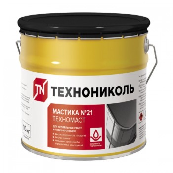 Мастика кровельная ТЕХНОНИКОЛЬ №21 Техномаст 224516 10 кг Мастика кровельная ТЕХНОНИКОЛЬ №21 Техномаст 224516 10 кг